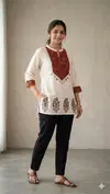 Naisha K 820 Cotton Flex Block Work Wholesale Short Top Suppliers In India
